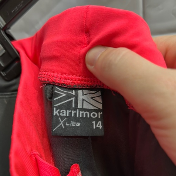 Karrimor Grey and Pink Running Leggings with reflective accents size large - Picture 2 of 7